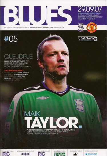 Birmingham City FC v Manchester United FC